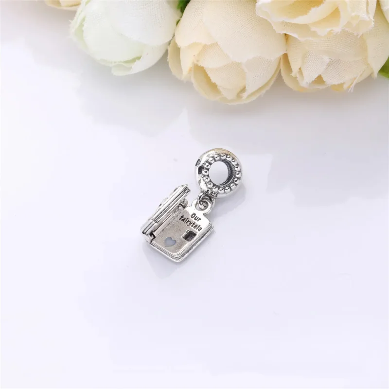 (bilde for) PANDORA Fairy Tale Book Clear CZ & Silver Emalje - 797611EN23 - Vis 4