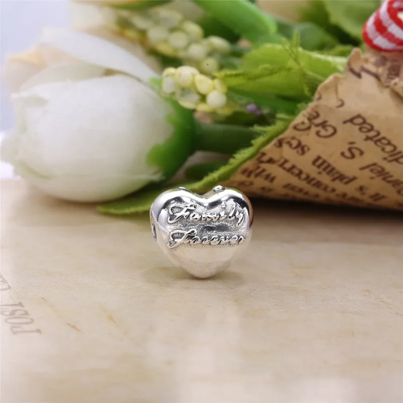 (bilde for) Pandora Family Forever silver heart clip - 796204 - Vis 2