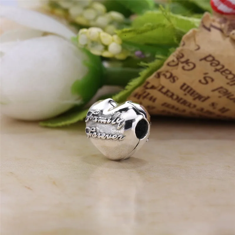 (bilde for) Pandora Family Forever silver heart clip - 796204 - Vis 3