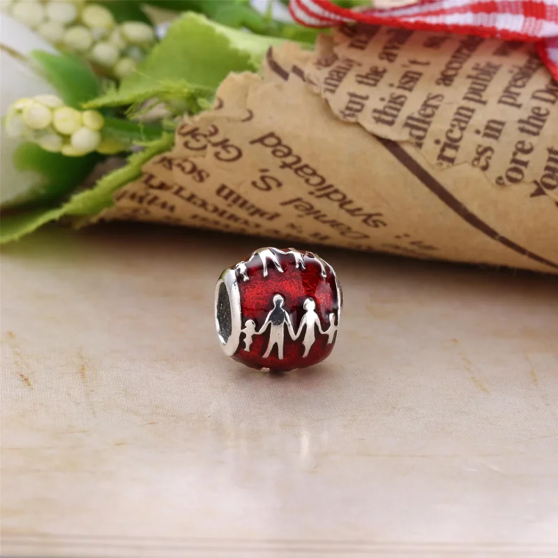(bilde for) Pandora Family Silhouette Charm - 791399EN62 - Vis 3