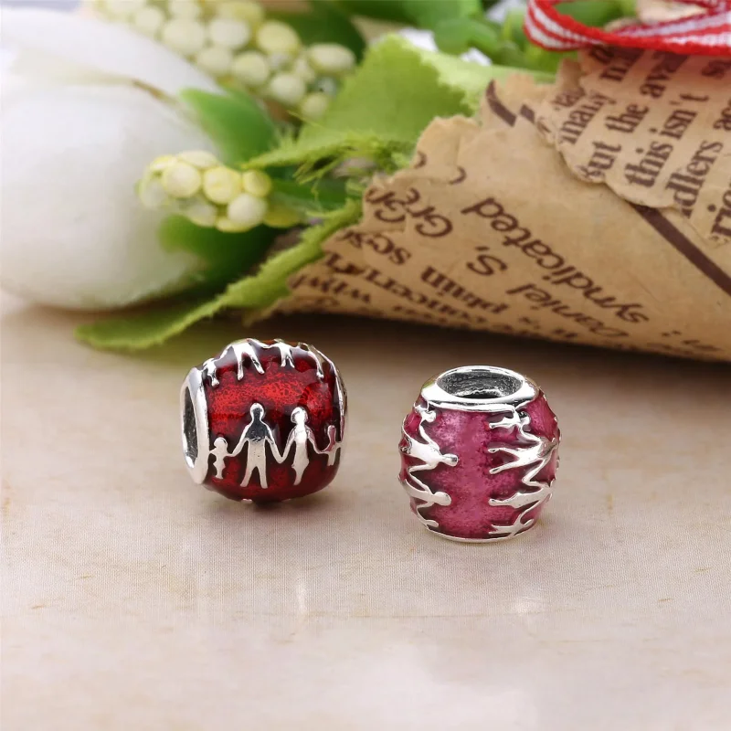 (bilde for) Pandora Family Silhouette Charm - 791399EN62 - Vis 4