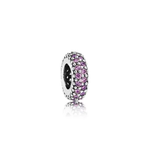 (bilde for) Pandora Fancy lilla Pavé-inspirasjon - 791359CFP