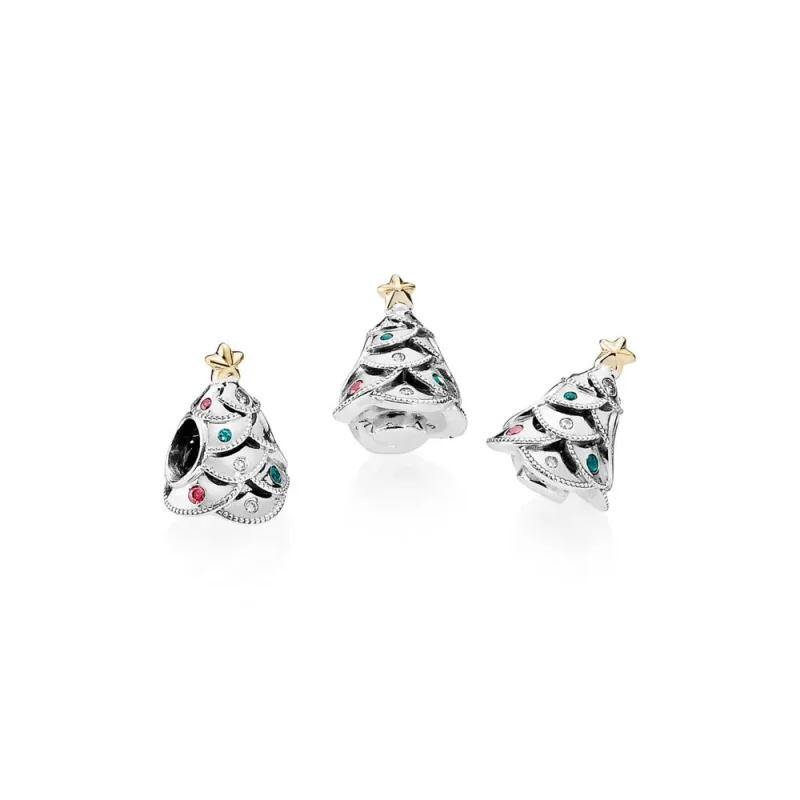 (bilde for) Pandora Festive Tree Charm - 791999CZRMX - Vis 4
