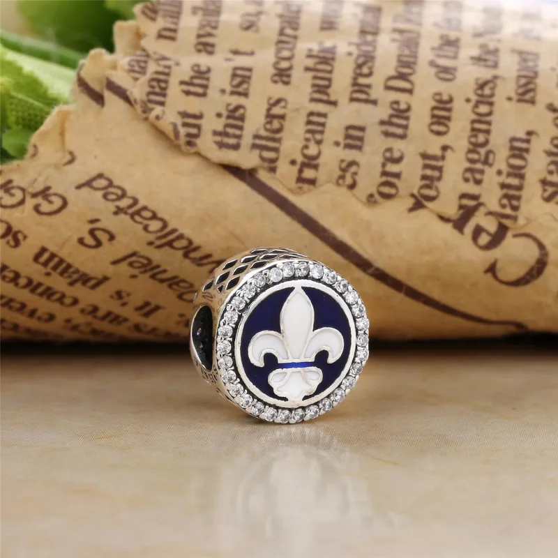 (bilde for) Pandora Fleur De Lis Enamel Charm - ENG792016CZ_7 - Vis 2
