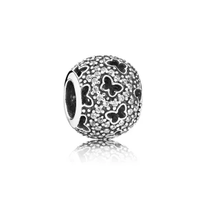 (bilde for) Pandora Fluttering Butterflies Charm - 791482CZ