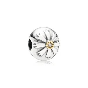 (bilde for) PANDORA Friendship Flower Clip, Clear Cz Charm - 790988CZ