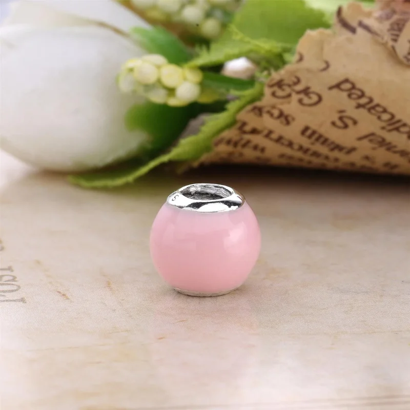 (bilde for) PANDORA geometriske fasetter sjarm, opaliserende rosa krystall - 791722NOP - Vis 3