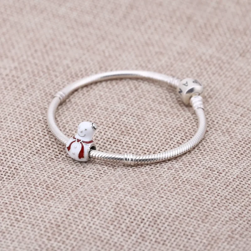 (bilde for) Pandora Glad snømann, charm - 791406ENMX - Vis 2