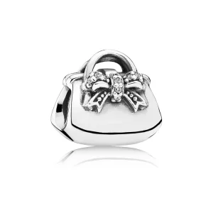 (bilde for) Pandora Glitrende håndveske, charm - 791534CZ