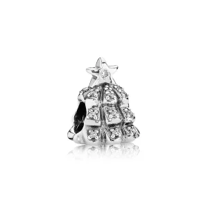 (bilde for) Pandora Glitrende juletre, charm - 791239CZ