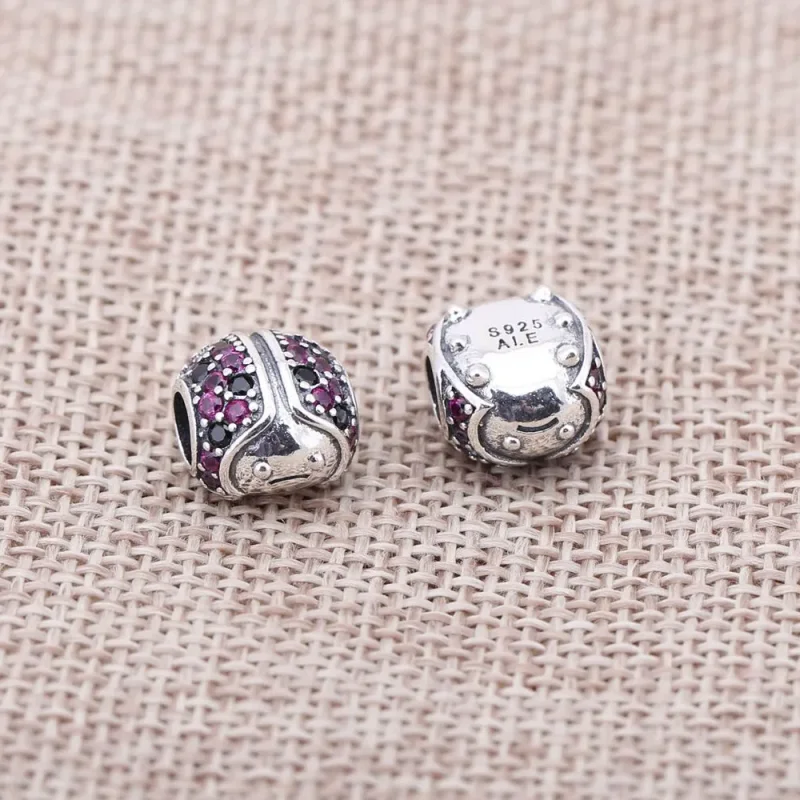 (bilde for) Pandora Glitrende marihøne, charm - 791484CFR - Vis 2