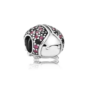 (bilde for) Pandora Glitrende marihøne, charm - 791484CFR