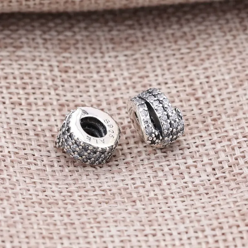 (bilde for) PANDORA Glitrende Snake, Clear Cz & Black Crystal Charm - 791539cz - Vis 3