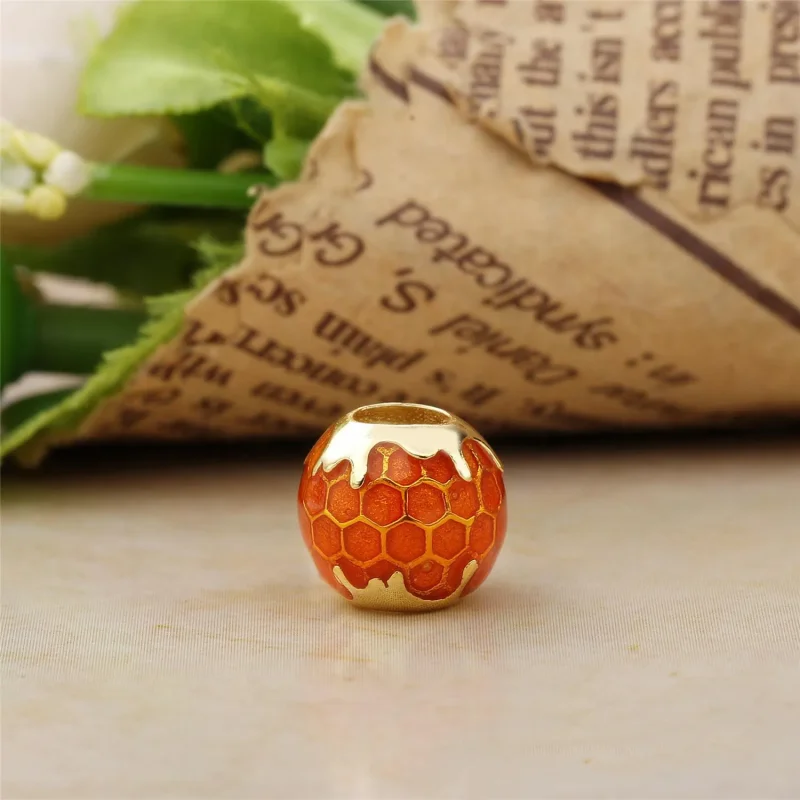 (bilde for) Pandora Golden Honey Charm - 767120EN158 - Vis 3