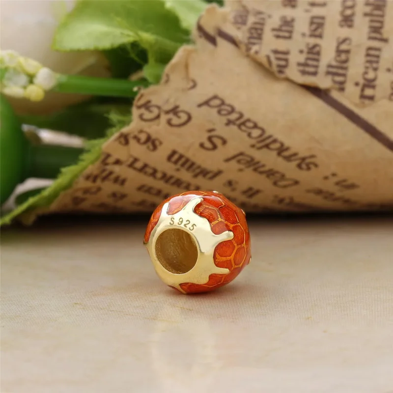 (bilde for) Pandora Golden Honey Charm - 767120EN158 - Vis 4