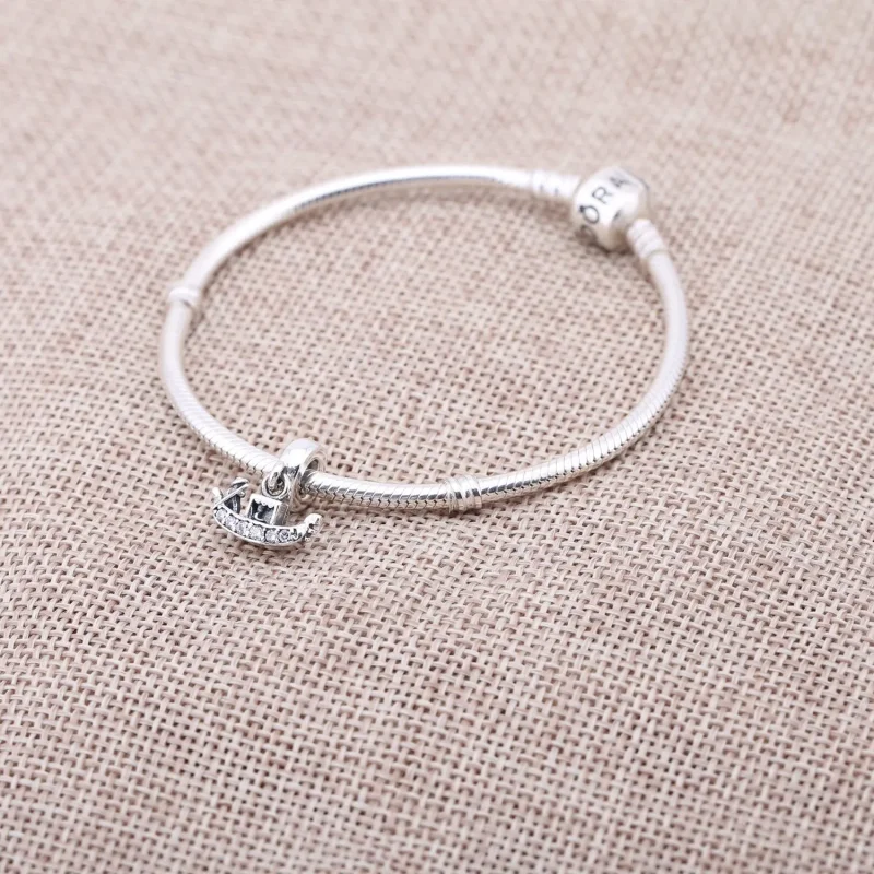 (bilde for) Pandora Gondol, hengende charm - 791143CZ - Vis 2