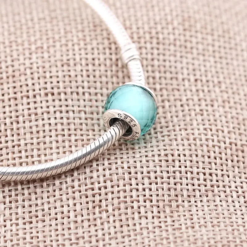 (bilde for) Pandora Green Petite Facets Charm - 791499SGQ - Vis 2
