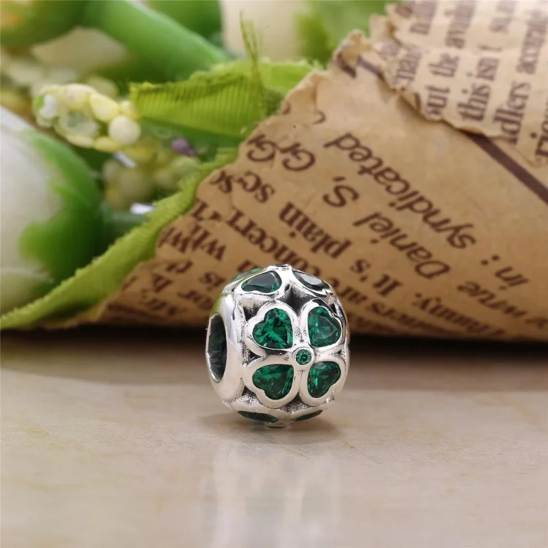 (bilde for) Pandora Grønn kløver, charm - 791496CZN - Vis 4