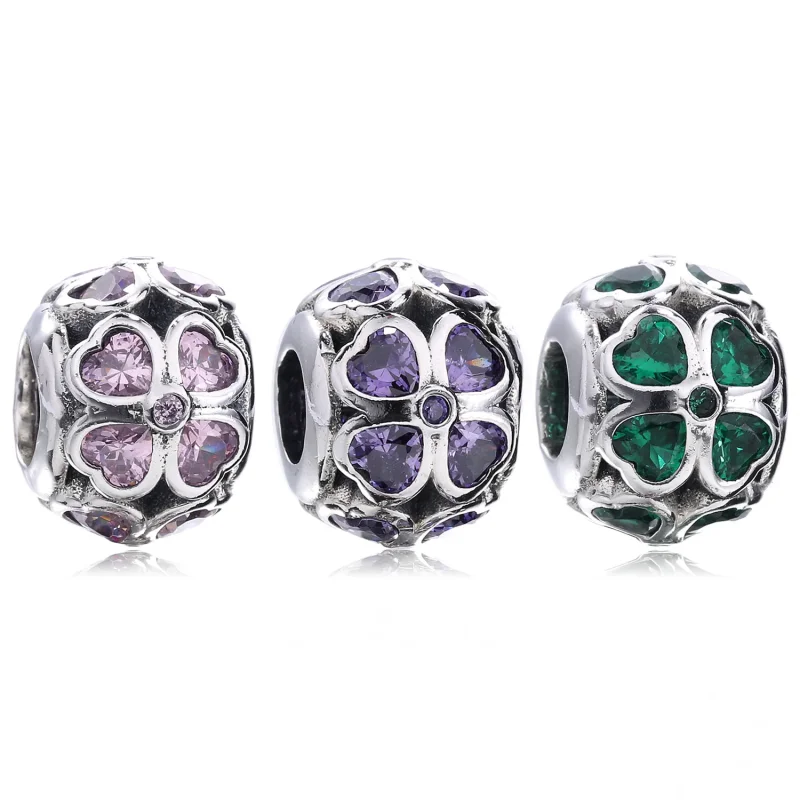 (bilde for) Pandora Grønn kløver, charm - 791496CZN - Vis 5