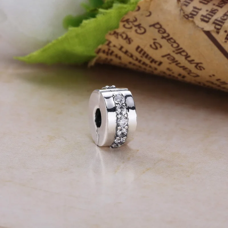 (bilde for) Pandora Gul Funklende Rad Klemmecharm - 767051CSY - Vis 3
