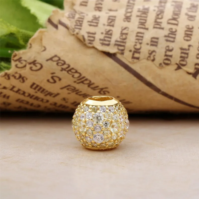 (bilde for) Pandora Gull Pavé Charm - 767052CSY - Vis 3