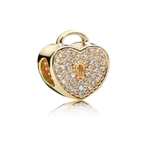 (bilde for) Pandora Heart Lock Charm - 750833CZ