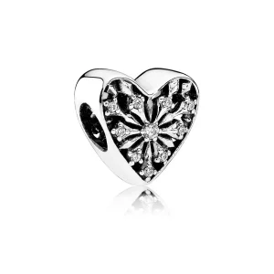 (bilde for) Pandora Heart of Winter Charm - 791996CZ