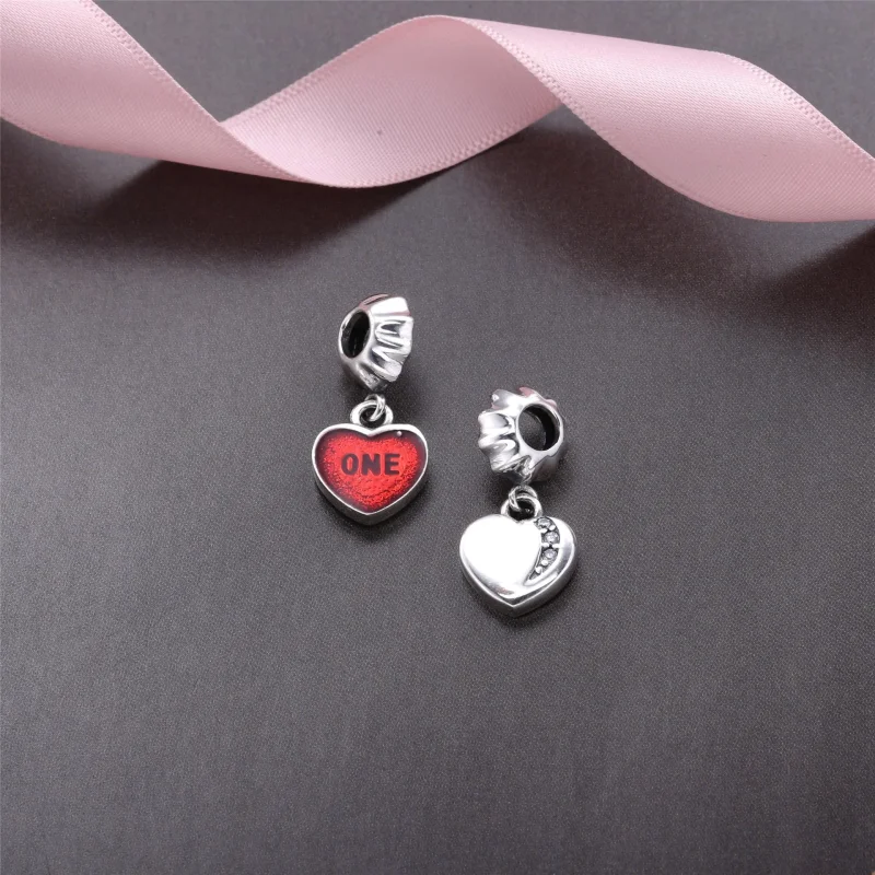 (bilde for) PANDORA Heart "One Love" Dangle - PJ0002-1 - Vis 2