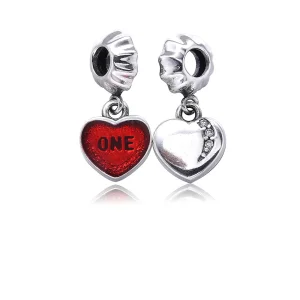 (bilde for) PANDORA Heart "One Love" Dangle - PJ0002-1