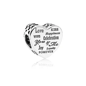 (bilde for) Pandora Heart silver charm - 792060