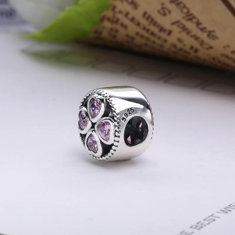 (bilde for) PANDORA Hearts Clover Charm - PX00271-1 - Vis 3