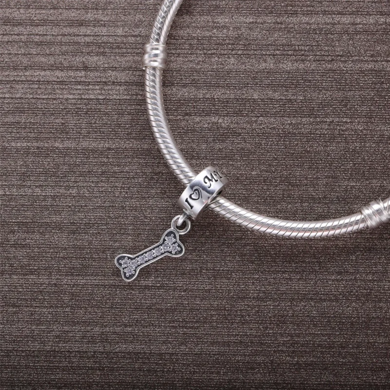 (bilde for) Pandora I Love My Dog, hengende charm - 791263CZ - Vis 4