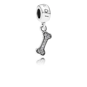 (bilde for) Pandora I Love My Dog, hengende charm - 791263CZ