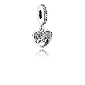 (bilde for) PANDORA I Love My Mom Dangle Charm - B800517