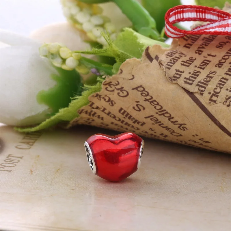 (bilde for) Pandora In My Heart Charm - 791814EN62 - Vis 3