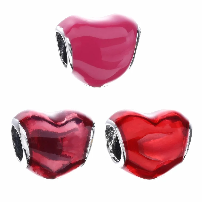 (bilde for) Pandora In My Heart Charm - 791814EN62 - Vis 5