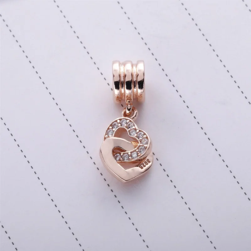 (bilde for) Pandora Interlocked Hearts - 791242CZ - Vis 3