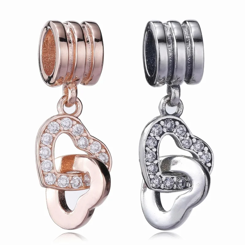 (bilde for) Pandora Interlocked Hearts - 791242CZ - Vis 5