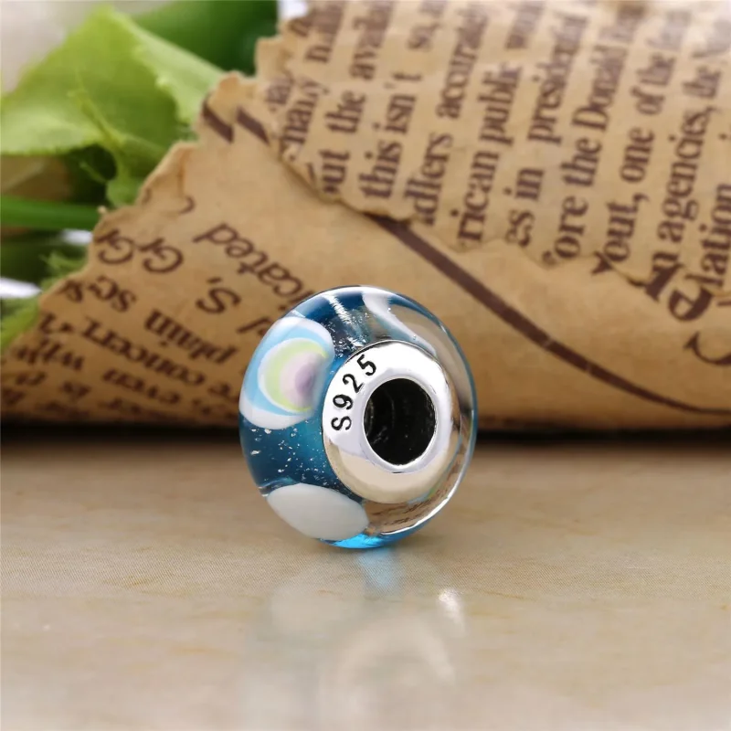 (bilde for) Pandora Iridescent Rainbow Glass Charm - 797013 - Vis 3