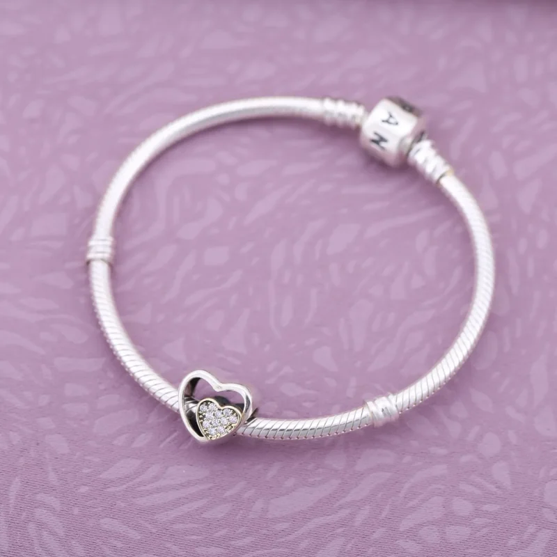(bilde for) Pandora Joined Together Charm - 791806CZ - Vis 2