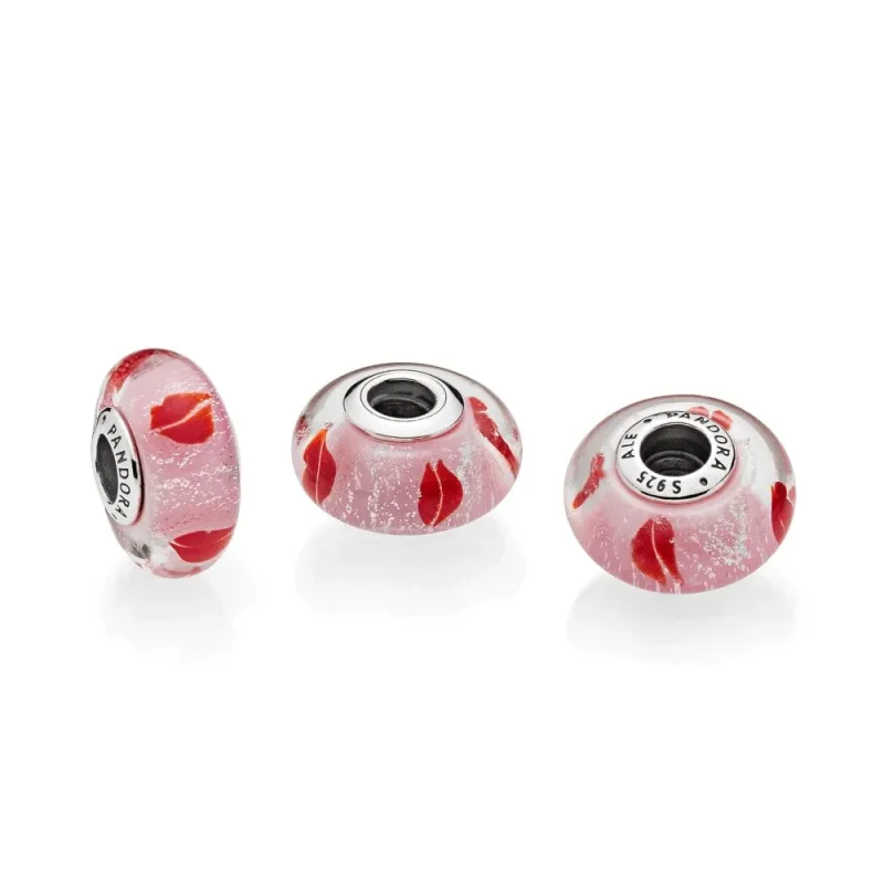(bilde for) Pandora Kisses All Around Glass Charm - 796598 - Vis 2