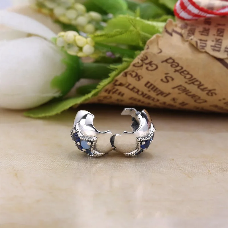 (bilde for) Pandora Klarblå Stjerne Klemmecharm - 796380NSBMX - Vis 4