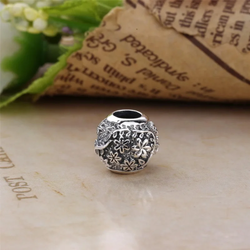 (bilde for) PANDORA Leaves & Flowers Charm - PS0069-1 - Vis 3
