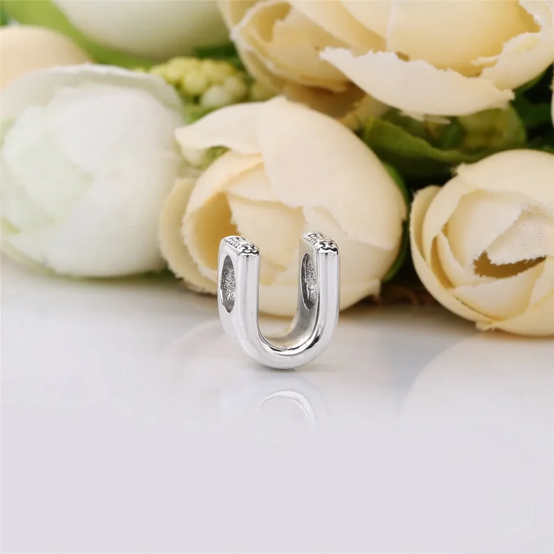 (bilde for) Pandora Letter U sølv sjarm - 797475 - Vis 2