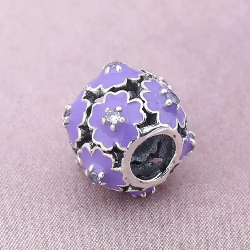(bilde for) PANDORA lilla blomstersmykke - PD0021-1K - Vis 3