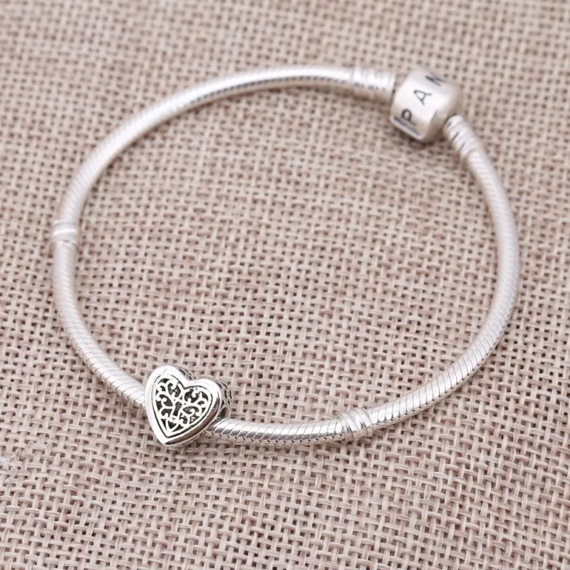 (bilde for) Pandora Locked Hearts Openwork Charm - 791740 - Vis 3