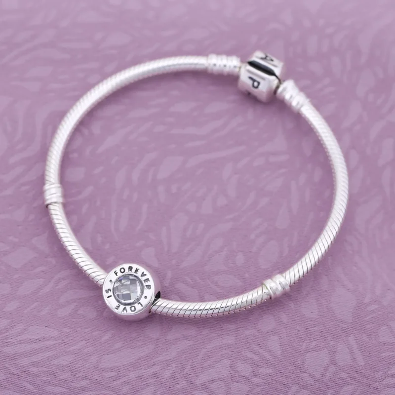 (bilde for) Pandora Love is Forever Charm - 791813CZ - Vis 2