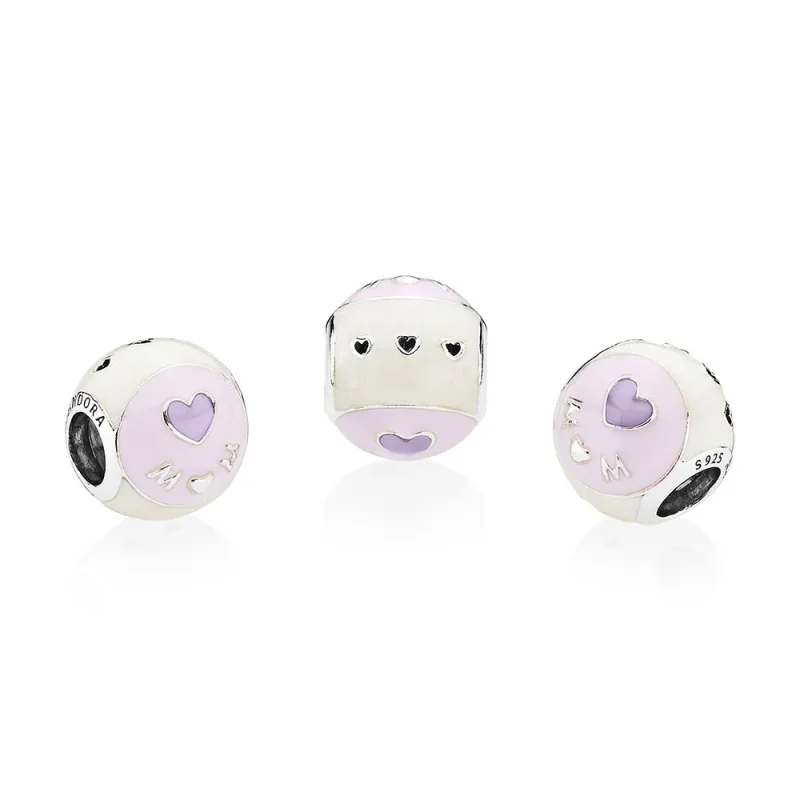 (bilde for) Pandora Love Mum Charm - 797057ENMX - Vis 2