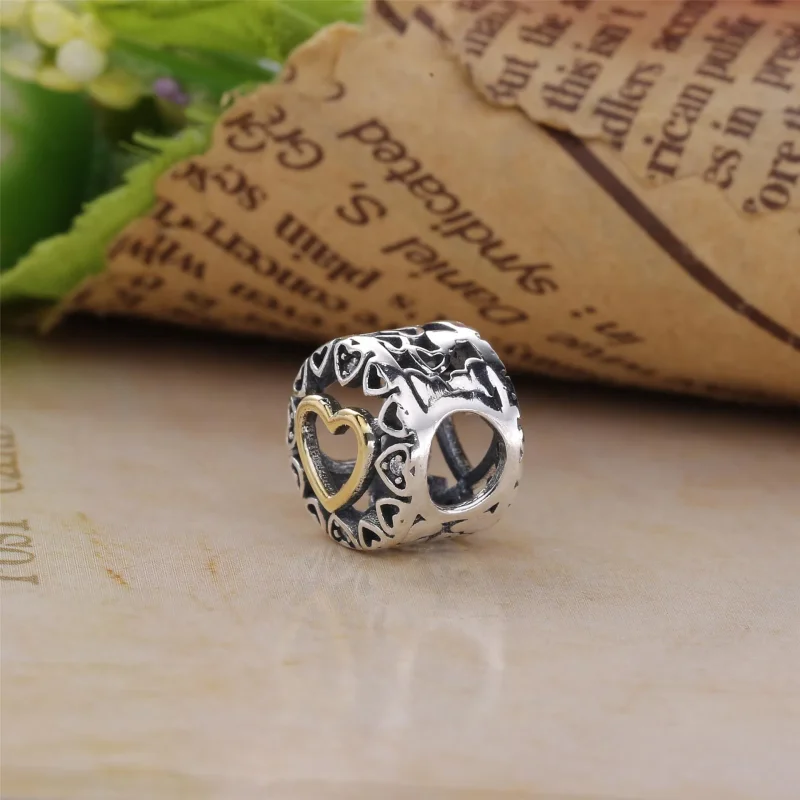 (bilde for) Pandora Loving Circle Charm - 792009CZ - Vis 2