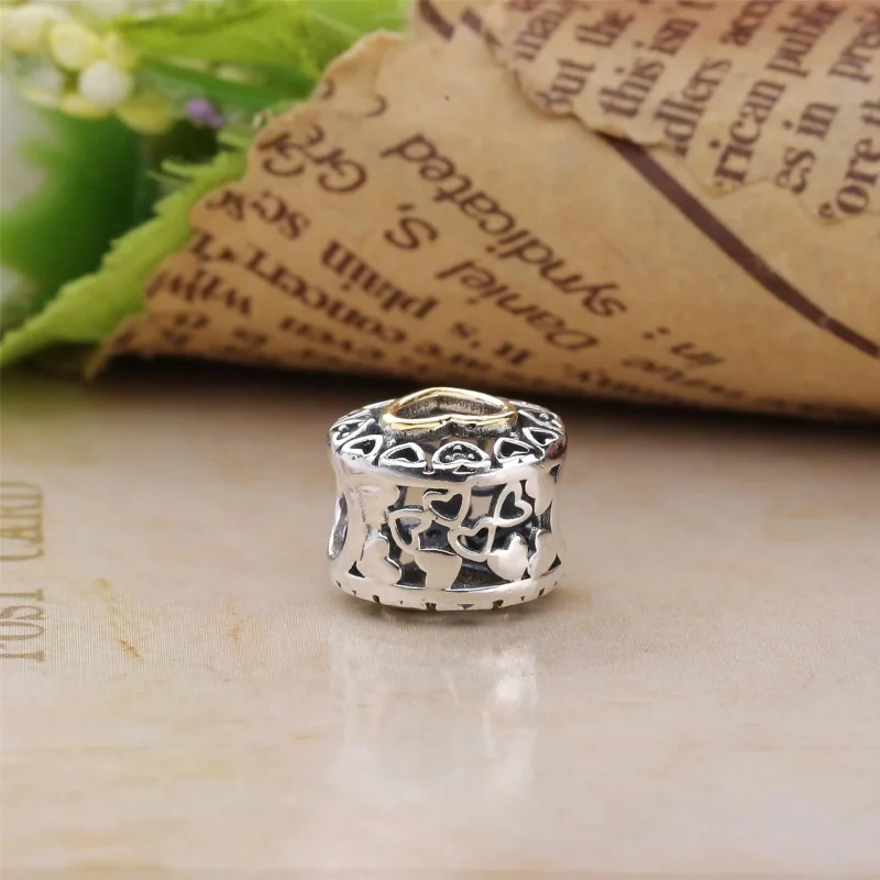 (bilde for) Pandora Loving Circle Charm - 792009CZ - Vis 3